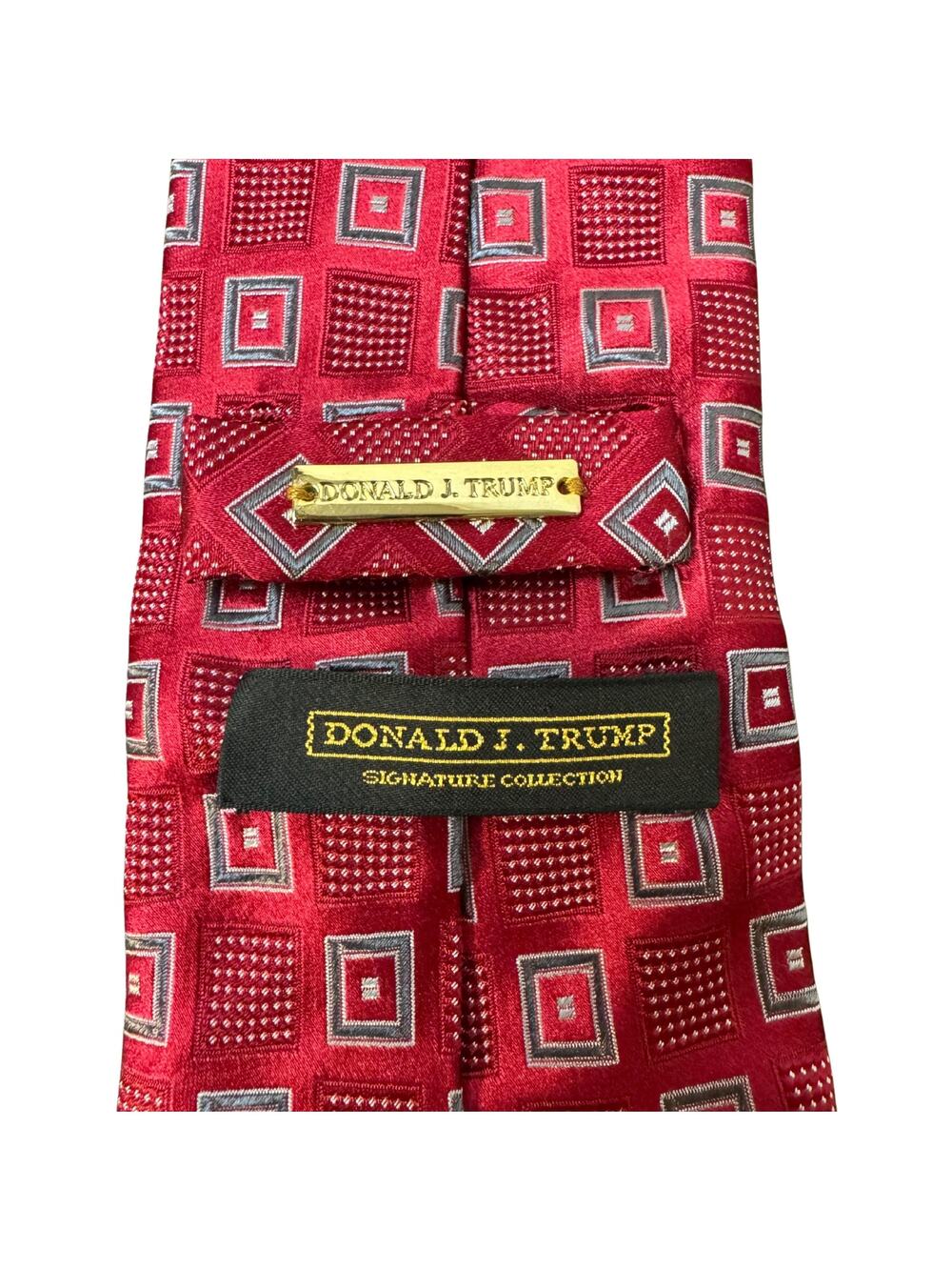 Vintage Donald J Trump Signature Collection Silk Tie Trump Tie 60”